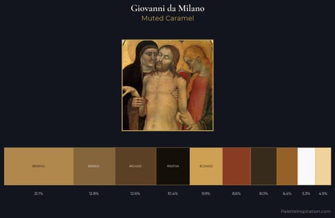 Giovanni da Milano Palette 5 - Muted Caramel