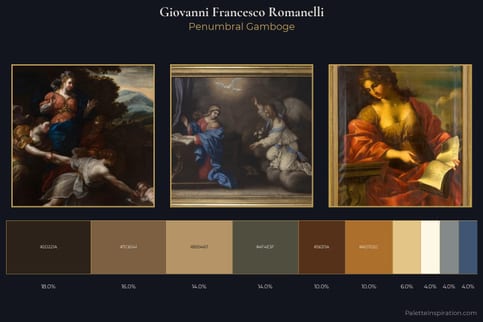 Giovanni Francesco Romanelli Master Palette