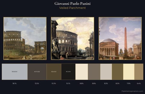 Giovanni Paolo Panini Palette 1 - Veiled Parchment