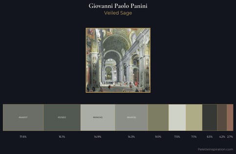 Giovanni Paolo Panini Palette 2 - Veiled Sage
