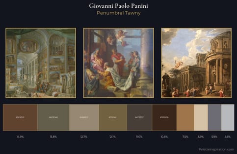 Giovanni Paolo Panini Palette 3 - Penumbral Tawny
