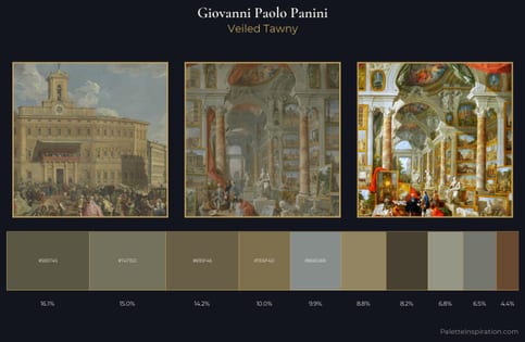 Giovanni Paolo Panini Palette 5 - Veiled Tawny