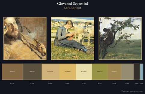 Giovanni Segantini Palette 1 - Soft Apricot