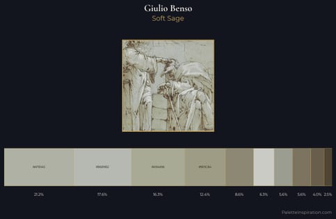 Giulio Benso Palette 1 - Soft Sage