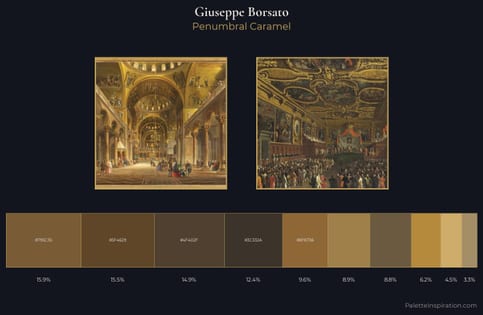 Giuseppe Borsato Palette 3 - Penumbral Caramel