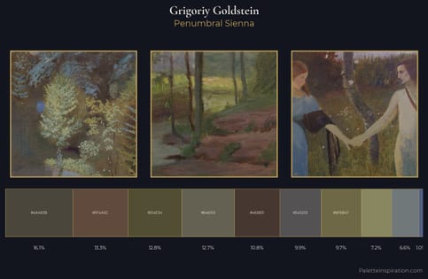 Grigoriy Goldstein Palette 6 - Penumbral Sienna