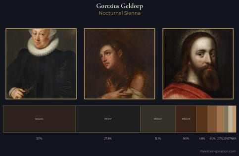 Gortzius Geldorp Palette 3 - Nocturnal Sienna