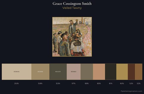 Grace Cossington Smith Palette 1 - Veiled Tawny