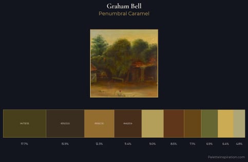 Graham Bell Palette 3 - Penumbral Caramel