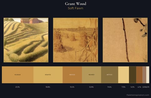 Grant Wood Palette 1 - Soft Fawn