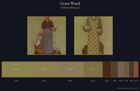 Grant Wood Palette 7 - Veiled Bisque