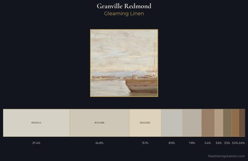 Granville Redmond Palette 1 - Gleaming Linen