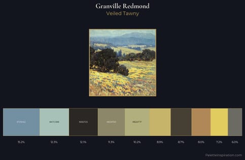 Granville Redmond Palette 3 - Veiled Tawny