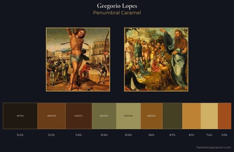 Gregorio Lopes Palette 4 - Penumbral Caramel