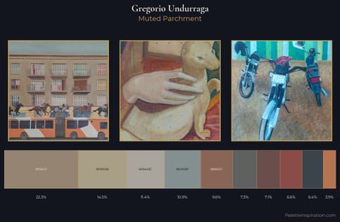 Gregorio Undurraga Palette 6 - Muted Parchment