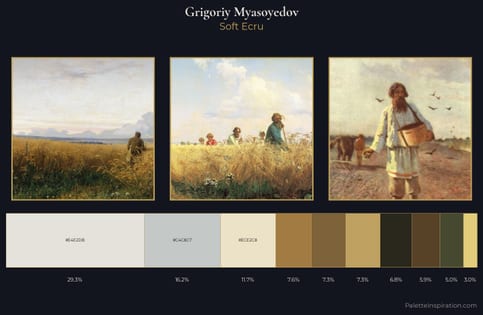 Grigoriy Myasoyedov Palette 1 - Soft Ecru