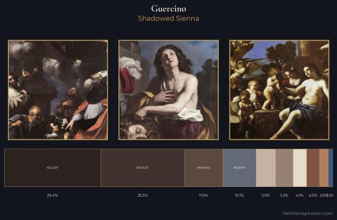 Guercino Palette 2 - Shadowed Sienna