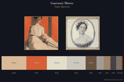 Guernsey Moore Master Palette - Pale Apricot