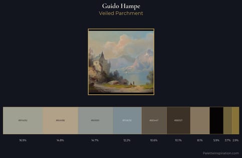 Guido Hampe Palette 5 - Veiled Parchment