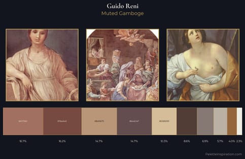 Guido Reni Palette 3 - Muted Gamboge