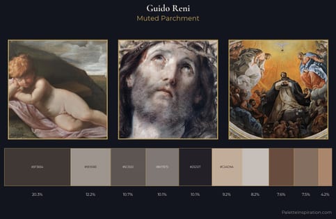 Guido Reni Palette 5 - Muted Parchment