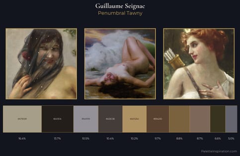 Guillaume Seignac Palette 7 - Penumbral Tawny