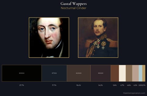Gustaf Wappers Palette 3 - Nocturnal Cinder