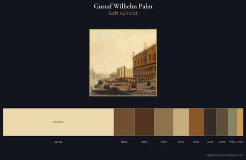 Gustaf Wilhelm Palm Palette 2 - Soft Apricot
