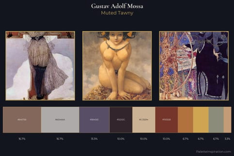 Gustav Adolf Mossa Master Palette - Muted Tawny
