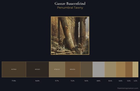 Gustav Bauernfeind Palette 3 - Penumbral Tawny