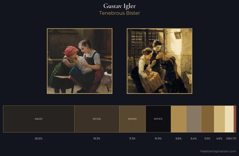 Gustav Igler Palette 1 - Tenebrous Bister