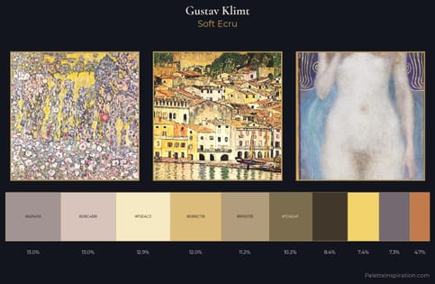 Gustav Klimt Palette 1 - Soft Ecru