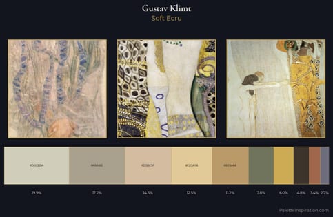 Gustav Klimt Palette 3