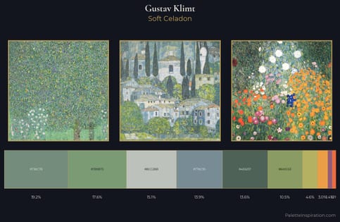 Gustav Klimt Palette 6