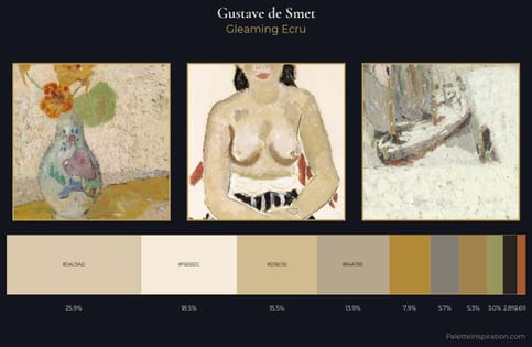 Gustave de Smet Palette 2 - Gleaming Ecru