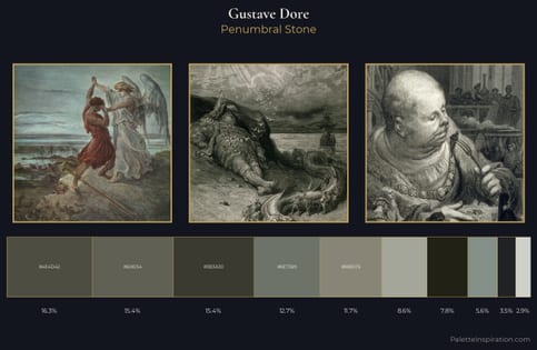 Gustave Dore Palette 5 - Penumbral Stone