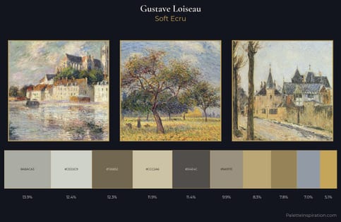 Gustave Loiseau Palette 2 - Soft Ecru