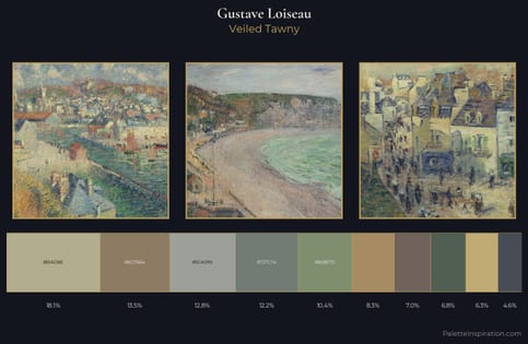 Gustave Loiseau Palette 8 - Veiled Tawny