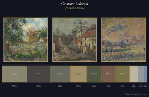Gustave Loiseau Palette 14 - Veiled Tawny