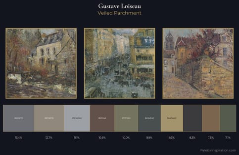 Gustave Loiseau Palette 16 - Veiled Parchment