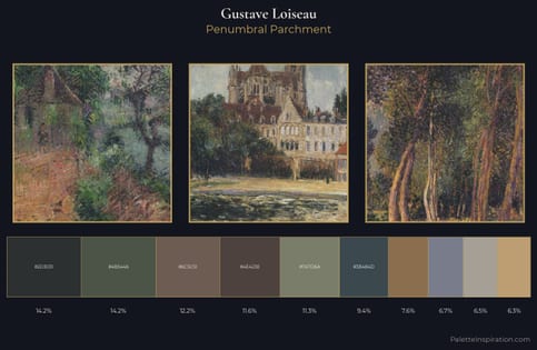 Gustave Loiseau Palette 17 - Penumbral Parchment