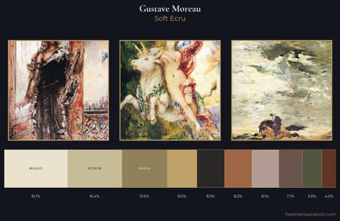 Gustave Moreau Palette 3 - Soft Ecru