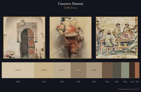 Gustavo Simoni Palette 2 - Soft Ecru