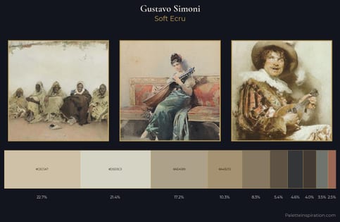 Gustavo Simoni Palette 5 - Soft Ecru