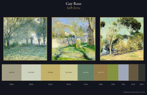Guy Rose Palette 3 - Soft Ecru