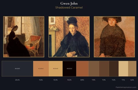 Gwen John Palette 6 - Shadowed Caramel