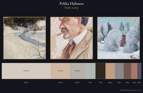 Pekka Halonen Palette 2 - Pale Ivory