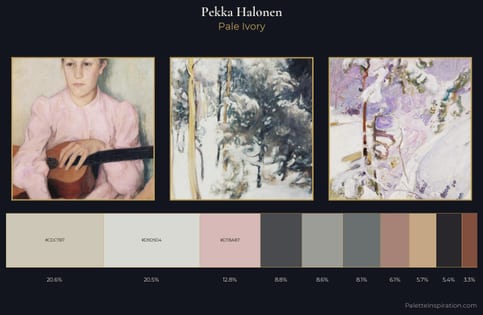 Pekka Halonen Palette 3 - Pale Ivory