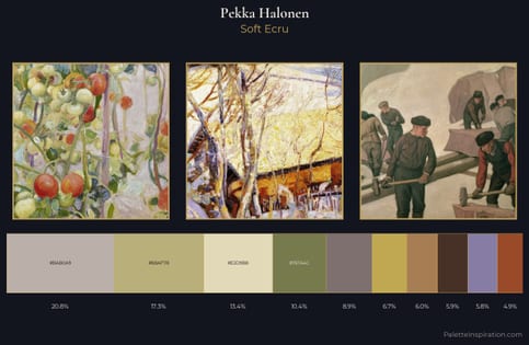 Pekka Halonen Palette 4 - Soft Ecru