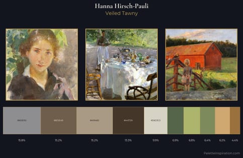 Hanna Hirsch-Pauli Palette 1 - Veiled Tawny